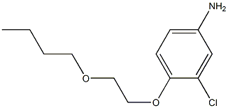 4-(2-butoxyethoxy)-3-chloroaniline Struktur