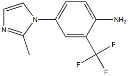 4-(2-methyl-1H-imidazol-1-yl)-2-(trifluoromethyl)aniline Struktur