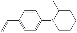 4-(2-methylpiperidin-1-yl)benzaldehyde Struktur