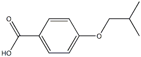 4-(2-methylpropoxy)benzoic acid Struktur