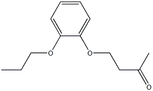 4-(2-propoxyphenoxy)butan-2-one Struktur