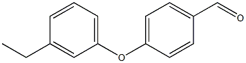 4-(3-ethylphenoxy)benzaldehyde Struktur