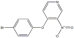 4-(4-bromophenoxy)-3-nitropyridine Struktur