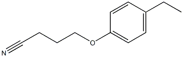 4-(4-ethylphenoxy)butanenitrile Struktur