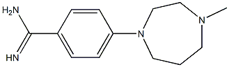 4-(4-methyl-1,4-diazepan-1-yl)benzene-1-carboximidamide Struktur