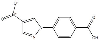 4-(4-nitro-1H-pyrazol-1-yl)benzoic acid Struktur