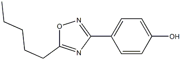 4-(5-pentyl-1,2,4-oxadiazol-3-yl)phenol Struktur