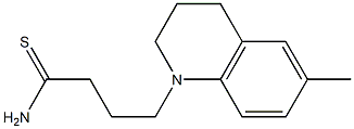 4-(6-methyl-3,4-dihydroquinolin-1(2H)-yl)butanethioamide Struktur