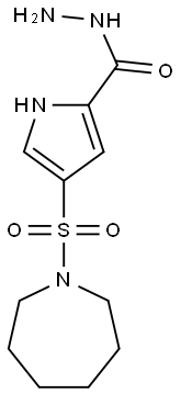 4-(azepan-1-ylsulfonyl)-1H-pyrrole-2-carbohydrazide Struktur