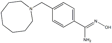 4-(azocan-1-ylmethyl)-N'-hydroxybenzene-1-carboximidamide Struktur