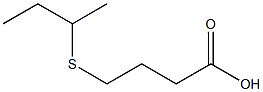 4-(butan-2-ylsulfanyl)butanoic acid Struktur