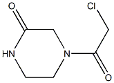 4-(chloroacetyl)piperazin-2-one Struktur