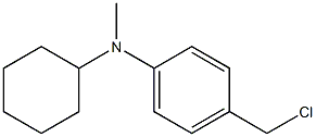 4-(chloromethyl)-N-cyclohexyl-N-methylaniline Struktur