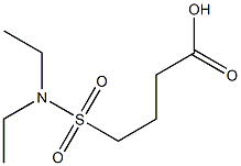 4-(diethylsulfamoyl)butanoic acid Struktur