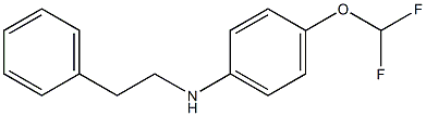 4-(difluoromethoxy)-N-(2-phenylethyl)aniline Struktur