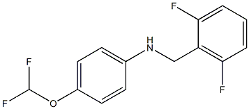 4-(difluoromethoxy)-N-[(2,6-difluorophenyl)methyl]aniline Struktur