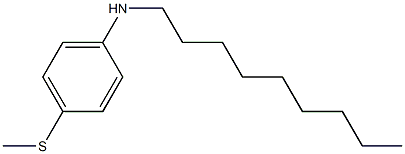 4-(methylsulfanyl)-N-nonylaniline Struktur