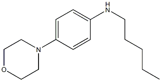 4-(morpholin-4-yl)-N-pentylaniline Struktur