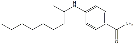 4-(nonan-2-ylamino)benzamide Struktur