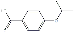 4-(propan-2-yloxy)benzoic acid Struktur