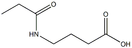 4-(propionylamino)butanoic acid Struktur