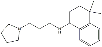 4,4-dimethyl-N-[3-(pyrrolidin-1-yl)propyl]-1,2,3,4-tetrahydronaphthalen-1-amine Struktur