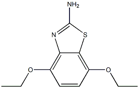 4,7-diethoxy-1,3-benzothiazol-2-amine Struktur