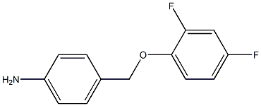 4-[(2,4-difluorophenoxy)methyl]aniline Struktur