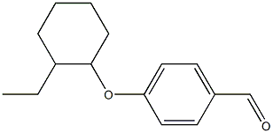 4-[(2-ethylcyclohexyl)oxy]benzaldehyde Struktur