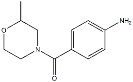 4-[(2-methylmorpholin-4-yl)carbonyl]aniline Struktur