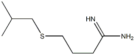 4-[(2-methylpropyl)sulfanyl]butanimidamide Struktur