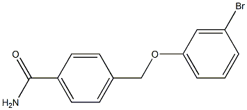 4-[(3-bromophenoxy)methyl]benzamide Struktur