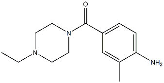 4-[(4-ethylpiperazin-1-yl)carbonyl]-2-methylaniline Struktur