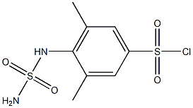 4-[(aminosulfonyl)amino]-3,5-dimethylbenzenesulfonyl chloride Struktur