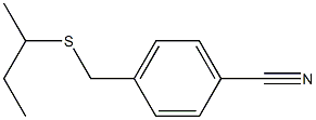 4-[(butan-2-ylsulfanyl)methyl]benzonitrile Struktur