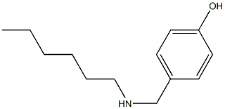 4-[(hexylamino)methyl]phenol Struktur