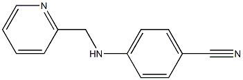 4-[(pyridin-2-ylmethyl)amino]benzonitrile Struktur