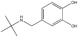 4-[(tert-butylamino)methyl]benzene-1,2-diol Struktur