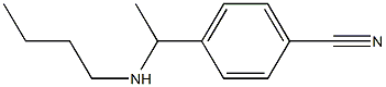 4-[1-(butylamino)ethyl]benzonitrile Struktur