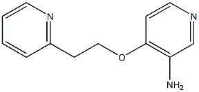 4-[2-(pyridin-2-yl)ethoxy]pyridin-3-amine Struktur