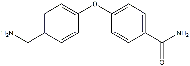 4-[4-(aminomethyl)phenoxy]benzamide Struktur