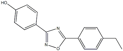 4-[5-(4-ethylphenyl)-1,2,4-oxadiazol-3-yl]phenol Struktur