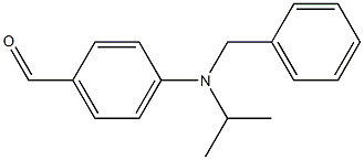 4-[benzyl(propan-2-yl)amino]benzaldehyde Struktur