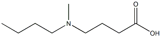 4-[butyl(methyl)amino]butanoic acid Struktur