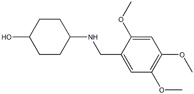 4-{[(2,4,5-trimethoxyphenyl)methyl]amino}cyclohexan-1-ol Struktur