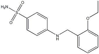 4-{[(2-ethoxyphenyl)methyl]amino}benzene-1-sulfonamide Struktur