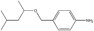 4-{[(4-methylpentan-2-yl)oxy]methyl}aniline Struktur