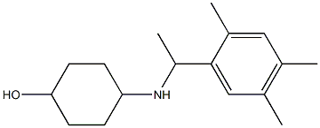 4-{[1-(2,4,5-trimethylphenyl)ethyl]amino}cyclohexan-1-ol Struktur