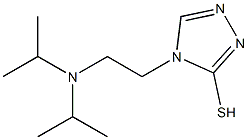 4-{2-[bis(propan-2-yl)amino]ethyl}-4H-1,2,4-triazole-3-thiol Struktur