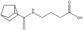 4-{bicyclo[2.2.1]heptan-2-ylformamido}butanoic acid Struktur